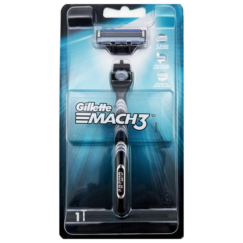 Gillette MACH3 Maszynka do golenia i 1 szt. wkładów