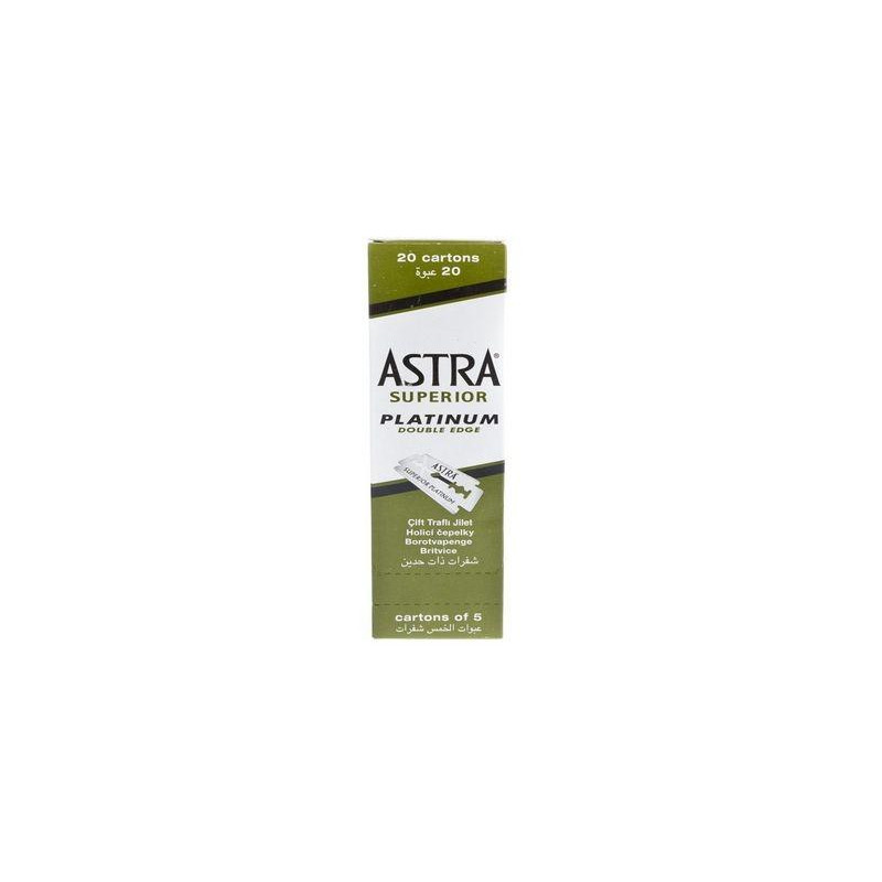 Żyletki ASTRA Superior Platinium (zielone) 100 sztuk