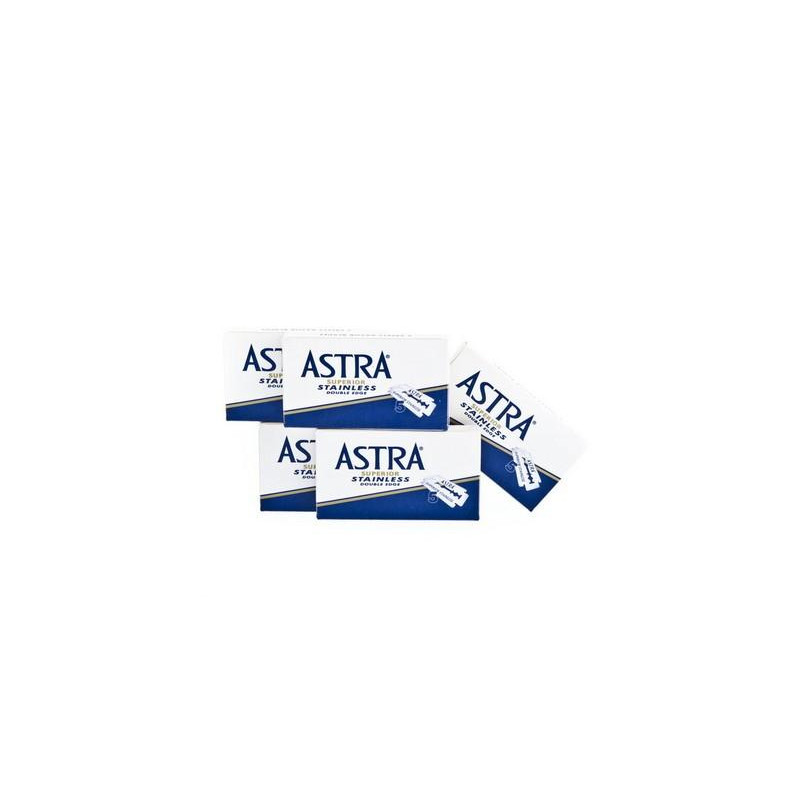 Żyletki ASTRA Superior Stainless (niebieskie) 25 sztuk