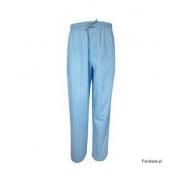 Spodnie piżamowe Calvin Klein niebieskie z nadrukiem CK