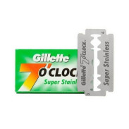 Żyletki Gillette 7 o`clock Super Stainless (zielone) 5 sztuk