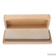 Drewniane pudełko na kamień do ostrzenia brzytew,150x40