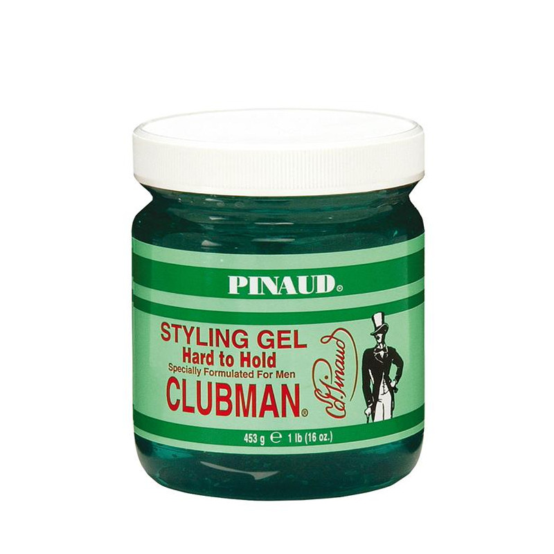 CLUBMAN Pinaud Hard to hold SG - męski żel do stylizacji włosów, mocne utrwalenie 453g 