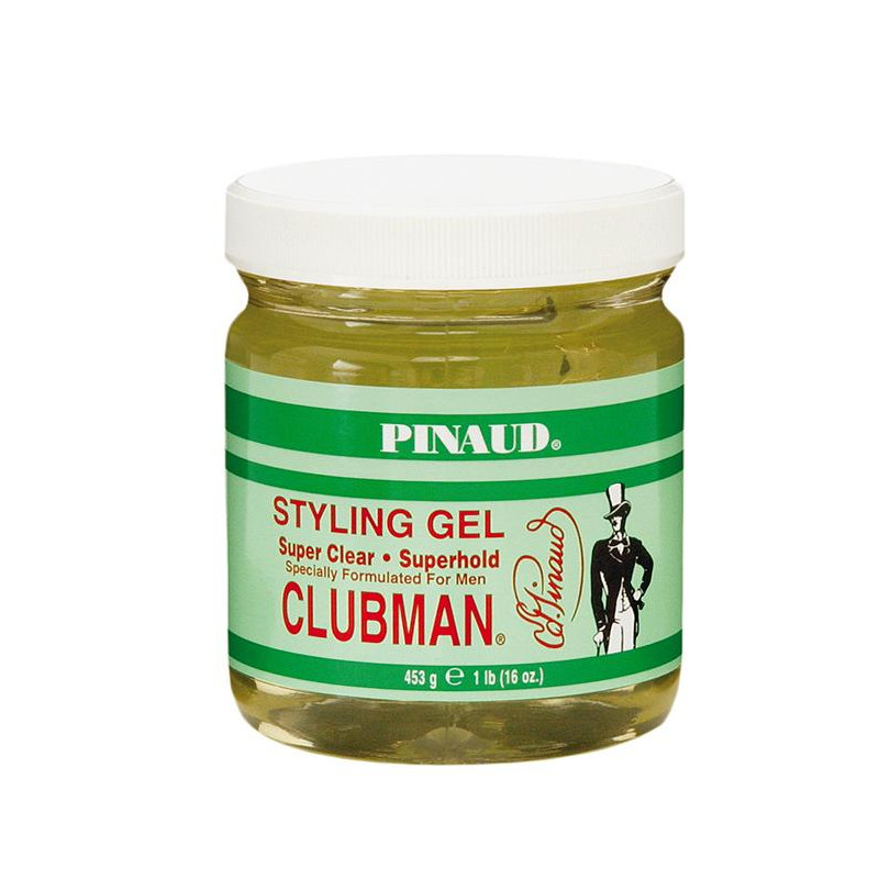 CLUBMAN Pinaud Super Clear SG - męski żel do stylizacji włosów 453g CLUBMAN Pinaud Super Clear SG - męski żel do stylizacji włosów 453g