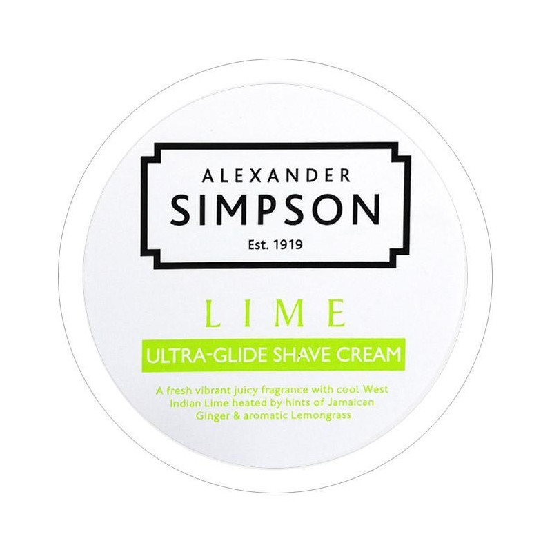Simpson Lime luksusowy krem do golenia 180ml (limonkowy)