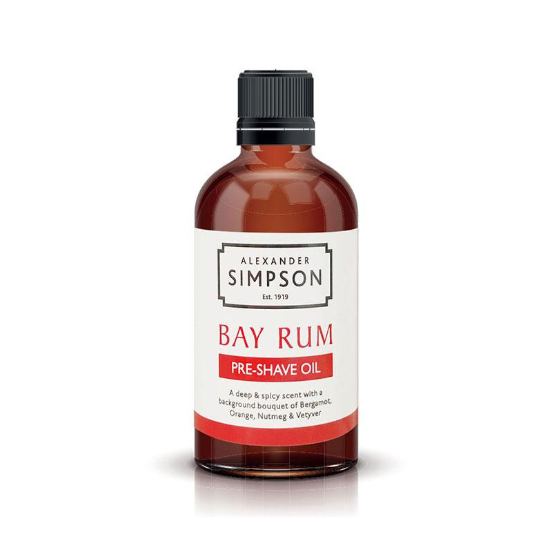 Simpson Bay Rum pre shave oil luksusowy olejek przed goleniem 50ml 