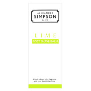 Simpson Lime luksusowy balsam po goleniu 100ml 
