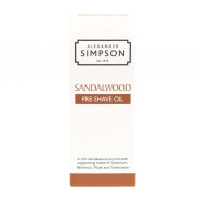 Simpson Sandalwood pre shave oil luksusowy olejek przed goleniem 50ml 
