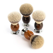 Zestaw do golenia Muhle SOPHIST S93H47SF ironwood, borsuk, 4 cz. fusion