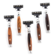 Zestaw do golenia Muhle SOPHIST S93H47SF ironwood, borsuk, 4 cz. fusion