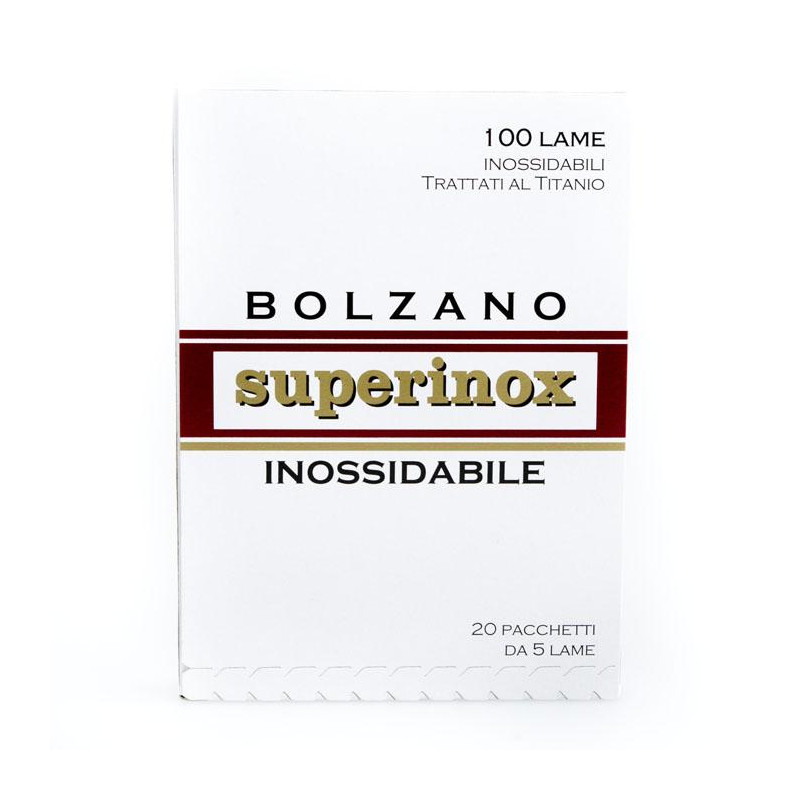 Żyletki BOLZANO Superinox 100 sztuk Żyletki BOLZANO Superinox 100 sztuk