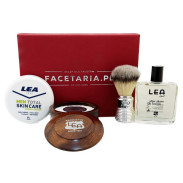 Zestaw prezentowy Srebrna Omega i LEA Classic z drewnianym tyglem.