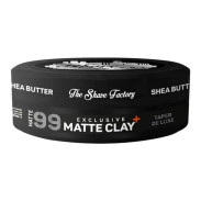 Shaving Factory Taper de Lux Clay Matte glinka do stylizacji włosów 150ml