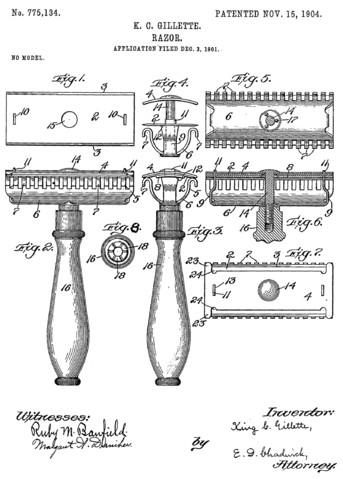 Patent Gillette